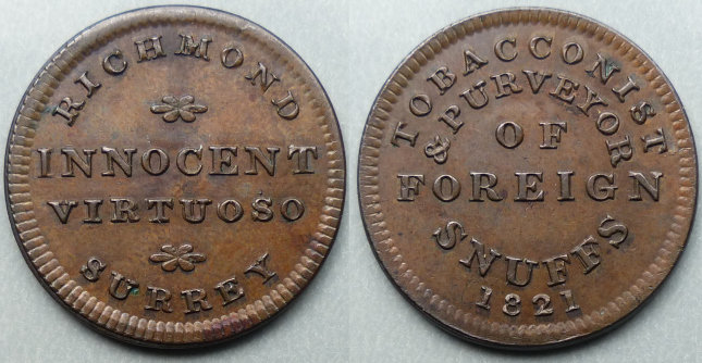 Richmond (Surrey), Innocent , tobacconist